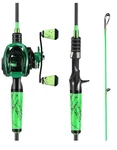 Onebass 6.5 Ft Rod Reel Combo, Medium Fast Baitcaster, Super Polymer Handle. Fixed Price $65.89.