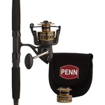 Penn 7' Battle Spinning Fishing Rod And Reel Combo Kit, Size 5000 With Cove. Fixed Price $129.99.