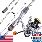 Sougayilang Spinning Casting Fishing Rod Combos Graphite 2PC Blanks. Fixed Price $55.35.