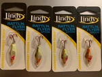 (perch) 4 Lindy Rattl Flyer Spoon Ice Jigs (2) 3/16 & 1/8. Fixed Price $19.99.