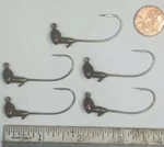 5PC-SHAKEY Head JIG-1/8.OZ Watermelon Red Flake 3/0 Gamakatsu #111 Hook. Fixed Price $11.99.