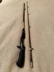 Vintage Zebco Pro Staff Spin Cast Rod. Fixed Price $49.99.