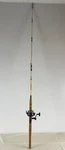 Hurricane Spinmaster Rod Co. Florida Fishing 6' 5'' Pole W Shakespeare 2091 Reel. Fixed Price $49.99.