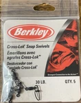 Berkley Cross-lok Snap Swivels Size 12-30LB-1PK Of 5PCS-BRAND New-ships 24 Hrs. Fixed Price $29.88.