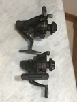 Vintage Ultralight Spinning Reels Shimano 2500ULX And South Bend Condor 510. Fixed Price $20.00.