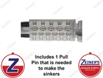 1172 New Do Egg Sinker Mold 6 Cavities Of 1/4 And 5 1/2 Oz. Fixed Price $57.70.