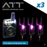 Gardner Atta Underlit Bite Alarms & V2 Attx Receiver Set Of 3 - Carp Fishing Kit. Fixed Price $486.08.