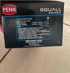 Penn Squall Sql 40LD Lever Drag Reel New In Box. Fixed Price $130.00.