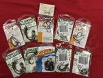 Mustad Owner Gamakatsu Fishing Hooks Wide Gap Finesse Black Chrome. Fixed Price $21.50.