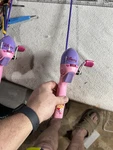 Disney Princess Shakespeare Fishing Pole Rod And Reel Set. Fixed Price $15.77.