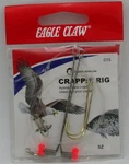 Eagle Claw 015H-4 Crappie Rig Auto Rotating Hooks And Spreaders Size. Fixed Price $7.42.