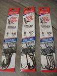 18 Snelled Eagle Claw 139 Fishing Hooks Size 4/0. Fixed Price $17.24.