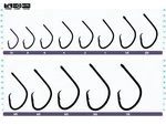 Owner Mutu Light Wire Circle Offset Hooks Bulk Packs Size 2/0 - 7/0. Fixed Price $27.99.
