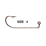 100 Eagle Claw 570 Size 4 Bronze 90 Jig Mold Fish Hooks. Fixed Price $12.20.