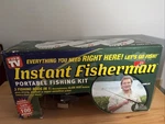 Joe Fowler Instant Fisherman Portable Fishing Kit New Open Box Unused. Fixed Price $149.99.