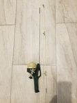 Vintage Tuff Zebco 77 Fishing Rod Reel 4'-6" Light Action, Brunswick Corp 1982. Fixed Price $45.00.