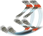 Saltwater Fishing Leader High Strength Fluorocarbon Tackle Rig Swivel Snap Kit. Fixed Price $41.81.