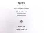 Newell Reel Part 454-F U-3 Abec Stainless Bearing .125 X .375 .156 #18. Fixed Price $12.40.