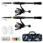 Mouhike Telescopic Fishing Rod Reel Combo Carbon Fiber Collapsible Pole. Fixed Price $91.56.