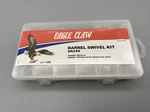 Eagle Crew Fishing Barrel Swivel Kit Brass With Interlock Snap (186 Pc). Fixed Price $12.79.