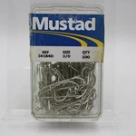 Mustad 100 Pack Fishing Hooks 34184D O'shaughnessy Jig Size 3/0. Fixed Price $16.99.