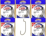 (5) Packs Eagle Claw Lazer Sharp Bronze Worm Fish Hooks 3/0 Brand New. Fixed Price $12.99.