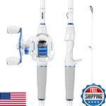 Kastking Centron Lite Baitcasting Combo 7'0" Mh Left Handed Rod Reel White. Fixed Price $223.98.