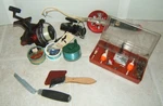 Freshwater Spinning Reels Lot + Miscellaneous Tackle. Fixed Price $22.95.