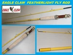Eagle Claw Featherlight 4 Line Weight Fly Rod, 2 Piece (yellow, 7') #FL300-7. Fixed Price $45.99.