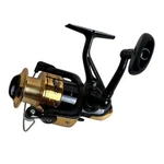 Tsunami SW400 Spinning Reel 8 Lb. Gold Ratio 5.2:1 239 Yards Salt Water New. Fixed Price $89.95.
