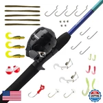 Shakespeare Catch More Lake/pond Spincast Reel And Fishing Rod Combo. Fixed Price $53.82.