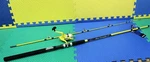 Okuma Fin Chaser Spinning Combo 8' 0" Rod 2-PC Reel Spooled FNX-80-40YL. Fixed Price $34.99.