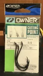 Owner Cutting Point Ssw All Purpose Bait Hooks 5111-181 Size 8/0 Pack. Fixed Price $11.99.
