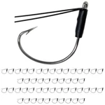 Reaction Tackle Wacky Hooks Wide Gap For Bass Fishing And Other Fish- 50 Pack. Fixed Price $17.98.