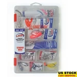 Striped Bass Saltwater Fishing Tackle Kit W/ 30 Hooks Rigs Utility Box New. Fixed Price $25.56.