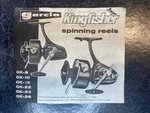 Garcia Kingfisher Spinning Reels Use&maint. Manual: GK-8, 10, 12, 22, 24, 26. Fixed Price $8.99.
