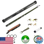 Eupheng Aventik Freshstart Tenkara Fly Fishing Rod Combodark GREEN2.4M/8FT. Fixed Price $59.76.
