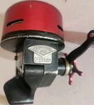 Garcia Vintage Abu-matic 170 Red Closed Face Spincast Casting Reel. Fixed Price $40.00.