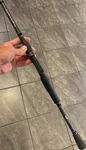 Lews Cls 7'3" Medium Heavy Fast Action Carbon Fiber Bass Casting Rod Split Grip. Fixed Price $140.00.