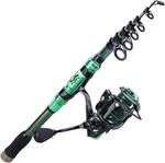 Sougayilang Telescopic Carbon Spinning Combo 3M 4000 Reel 12+1 Green. Fixed Price $49.50.