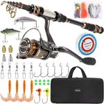 Fishing Rod And Reel Combos - Carbon Fiber Telescopic Pole Spinning. Fixed Price $75.99.