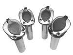 Pactrade Marine X4 SS304 Fishing Rod Holder 9.5'' Flush Mount 45 Degree Pvc Cap. Fixed Price $75.95.