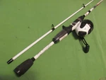 Abu Garcia Ike Dude 5' 6" Medium Action 2-PIECE Casting Rod & Reel Combo. Fixed Price $39.95.