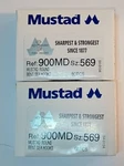 Mustad & Son Round Bent Sea Hooks Flatted Duratin 900MD Sz 569 160PC Fishing. Fixed Price $12.95.