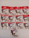 Fish Hooks (13) Eagle Claw Size Plain Shank 085A-6. Fixed Price $29.00.