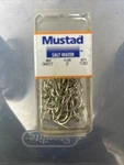 100 Mustad 3407 Size 2 Saltwater Hooks. Fixed Price $8.00.