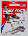Eagle Claw Crappie Rig Size 4 Fishing Hooks Pre Tied Leader Line New. Fixed Price $7.99.