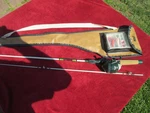 Vintage Zebco 202 Green Spincast Reel Piece Centennial 4020 Travel Fishing Rod. Fixed Price $39.00.