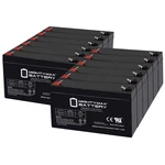 Mighty Max 6V, 9AH, Agm, F2 Terminal, Replaces Power Rite PRB67 - 12 Pack. Fixed Price $169.99.