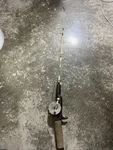 Vintage Kmart Sportsfisher 2FT 6IN NO.707 With Shakespeare Uncle Sam Reel 23037. Fixed Price $39.99.